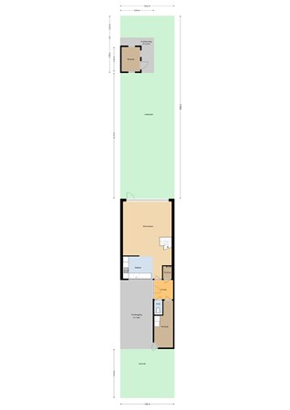 Floorplan - Verdistraat 107, 3752 WK Bunschoten-Spakenburg